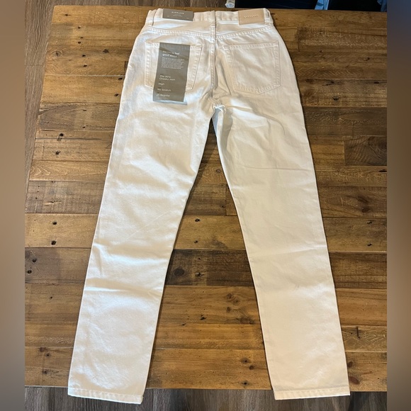 *NWT* Everlane The '90s Cheeky Straight Jean in Bone White 25 Regular - Picture 7 of 15